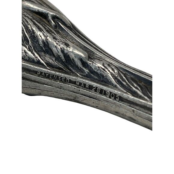 Silvertone Cuticle Pusher Marked Patent 1905 Art Nouveau Unmarked Metal - Picture 3 of 11